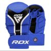 RDX Grappling Gloves Shooter AURA PLUS T-17 (RED/BLUE) Photo 4