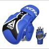 RDX Grappling Gloves Shooter AURA PLUS T-17 (RED/BLUE) Photo 5